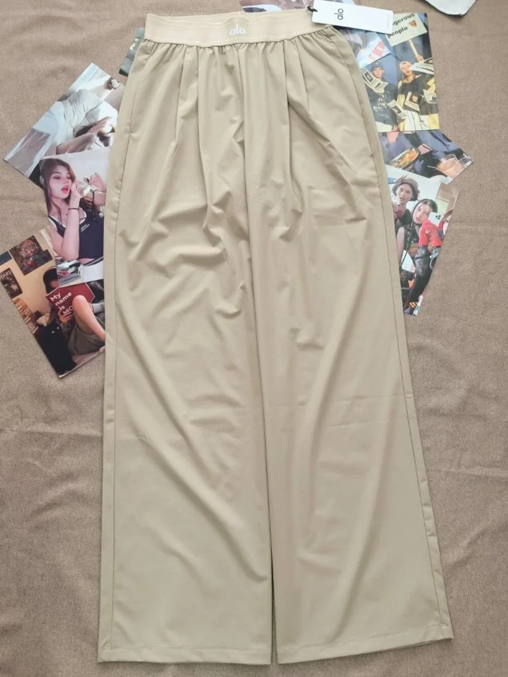 ALO Yoga 🛒Suit Up Trouser Gravel Color 30" Inseam (Regular) New with tags🔖 - Picture 2 of 7